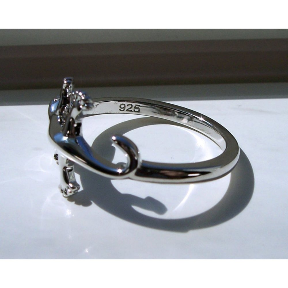 925 STERLING SILVER Gecko Lizard Ring - Picture 9 of 15